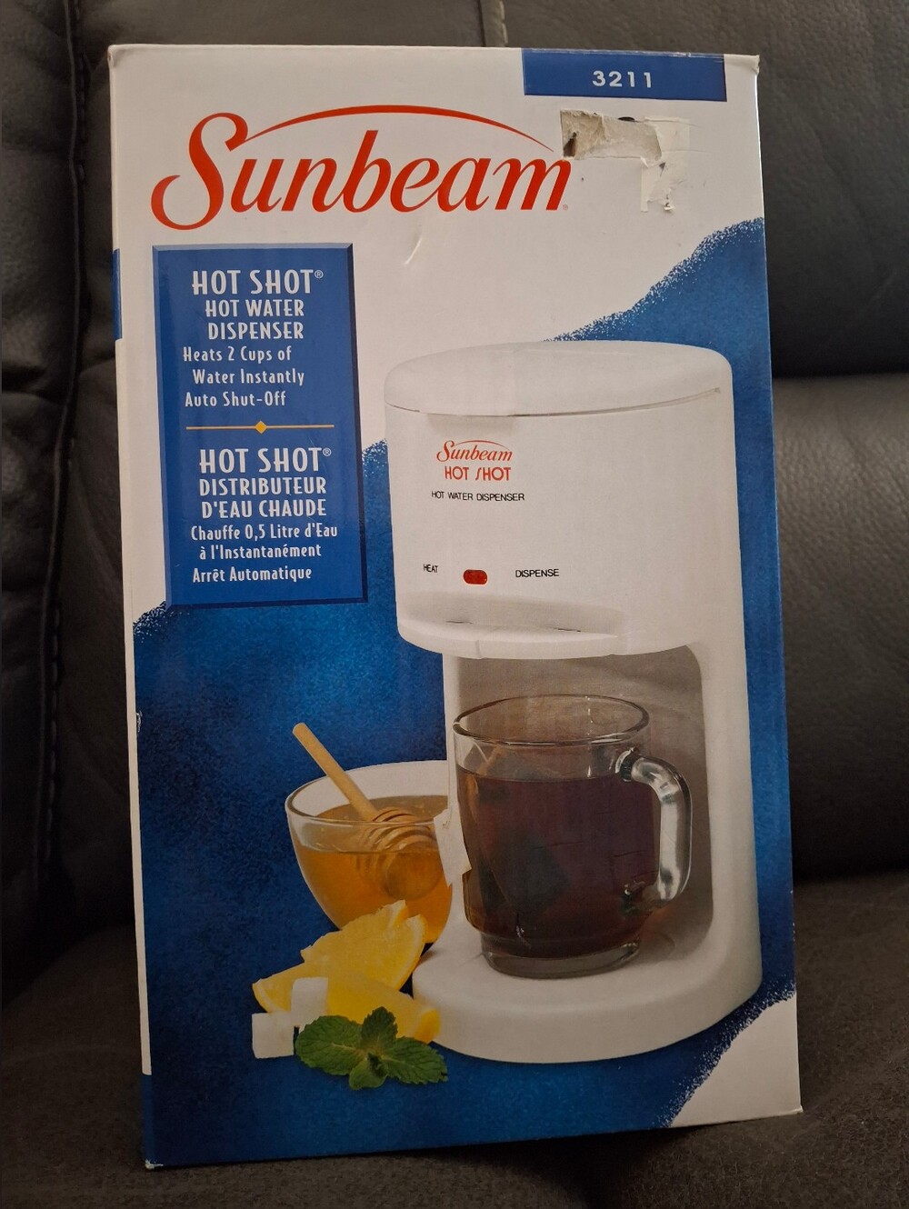New/1998 Sunbeam - Hot Shot Hot Water Dispenser Model #3211 NOS/Vintage